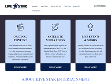 Tablet Screenshot of livestar-entertainment.com
